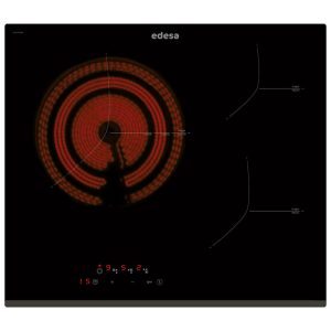Placa Vitroceramica Edesa EVT-6328 B/A 3 Zonas 59cm Negro 5.7kW