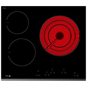 Placa Vitroceramica Fagor 3VFT330AS 3 Zonas 60cm Negro 5.7kW