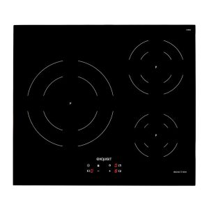 Placa Inducción Exquisit EKI 630 3 Zonas 60cm Negro 7.2kW