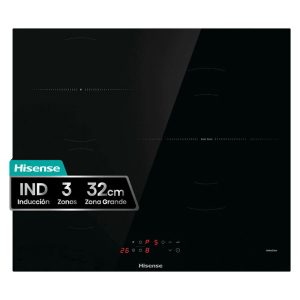 Placa de Induccion Hisense HI6321BSCE 3 Zonas 59cm Negro 7.1kW