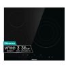 Placa Vitroceramica Hisense E6332BSCE 3 Zonas 59cm Negro 5.7kW