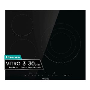 Placa Vitroceramica Hisense E6332BSCE 3 Zonas 59cm Negro 5.7kW