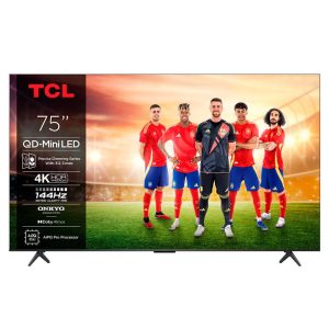 TV TCL 75C6K 75'' 4K MiniLED 189cm Clase E