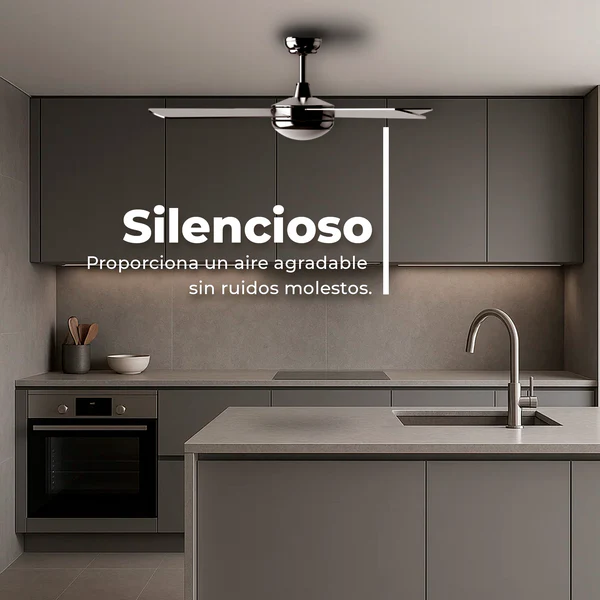 Ventilador de Techo Evvo V516 Steel 18W - Imagen 4
