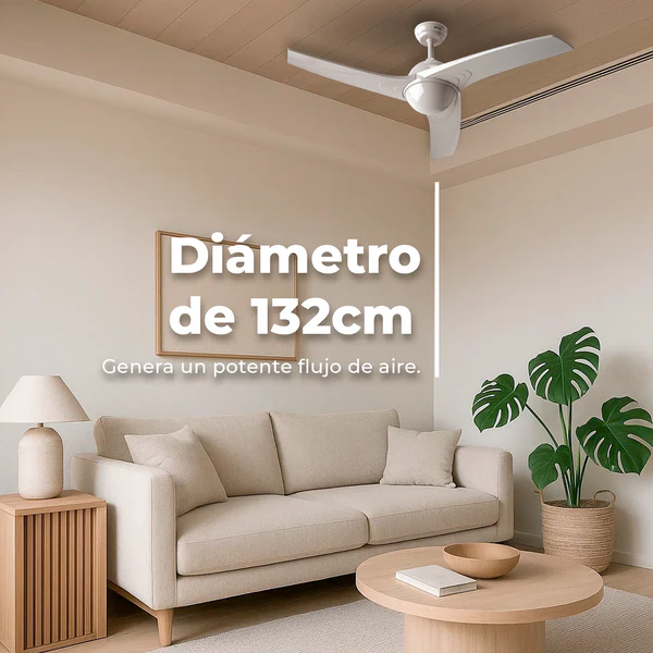 Ventilador de Techo Evvo V522 18W - Imagen 2