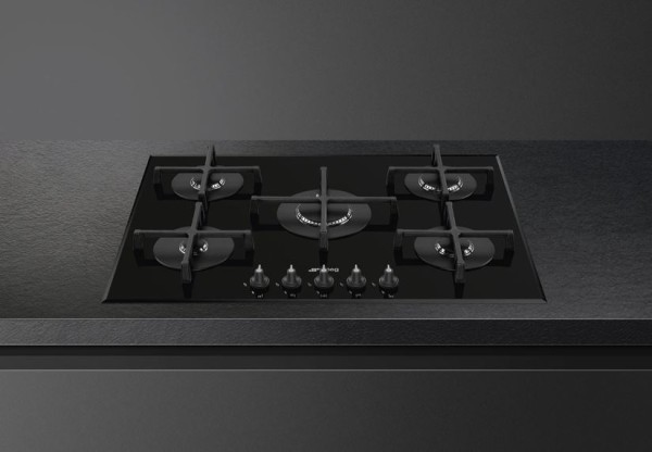 Placa de Gas Smeg PV175B3 5 Zonas 70cm Negro 10.3kW - Imagen 2