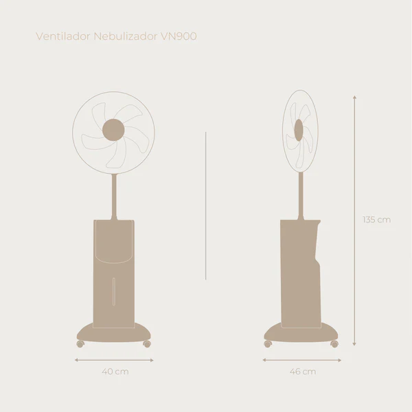 Ventilador Nebulizador EVVO VN900 90W - Imagen 6