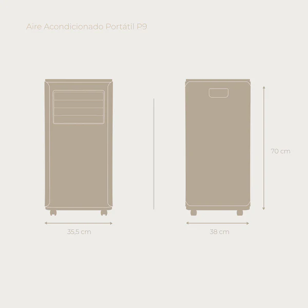Aire Acondicionado Portatil Clima P9 3 in 1 - Imagen 5