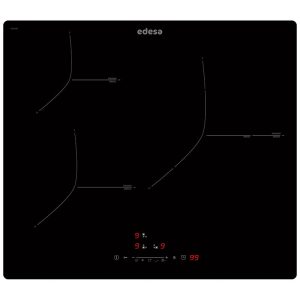 Placa de Inducción Edesa EIS6330R/A 3 Zonas 59cm Negro 7.1kW