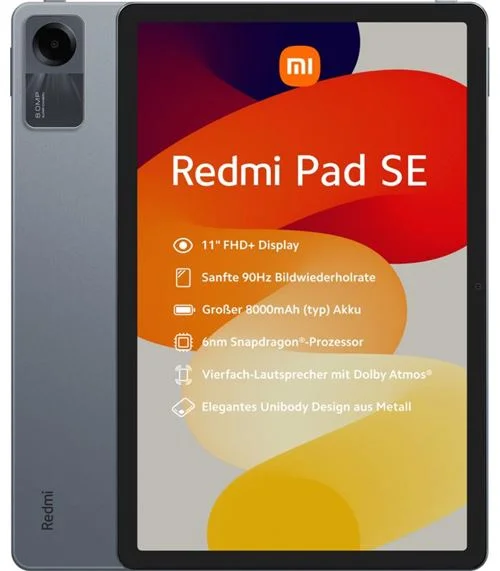 Tablet Xiaomi Redmi Pad SE 128GB 11" 4GB WIFI Gris