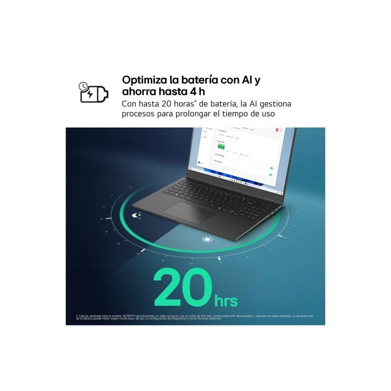 Portátil LG Gram 17Z90S-G.AA78B 17″ Intel Core Ultra 7 16GB 1TB Negro - Imagen 4