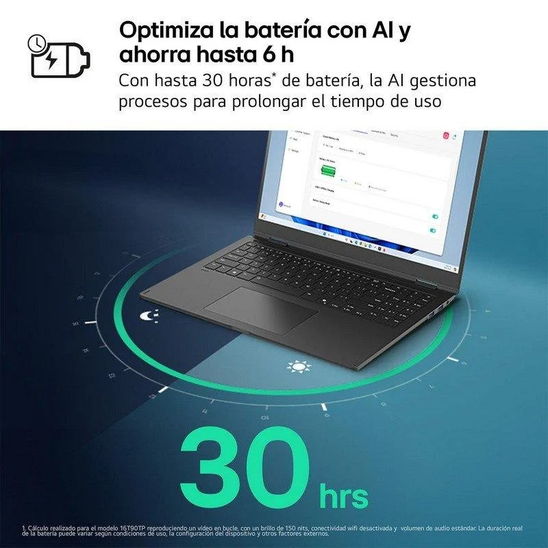 Portátil LG gram 14Z90T 14" Intel Core Ultra 7 255H 32GB 1TB Windows 11 Home - Imagen 2
