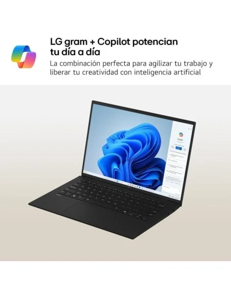 Portátil LG Gram 17Z90T 17" Intel Core Ultra 7 255H 32GB 1TB Windows 11 Negro - Imagen 2