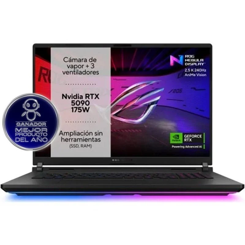 Portátil Gaming Asus ROG Strix SCAR 18 G835LX-SA046W Intel Core Ultra 9 275HX 64GB 4TB SSD 18" Negro - Imagen 2