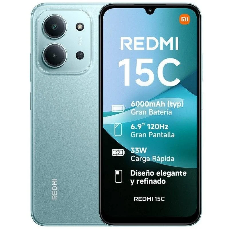 Smartphone Xiaomi REDMI 15C 4GB 256GB 4G 6.9" en 2 Colores