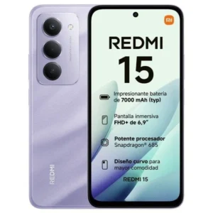 Smartphone Xiaomi REDMI 15 6GB 128GB 4G 6.9" Morado Claro