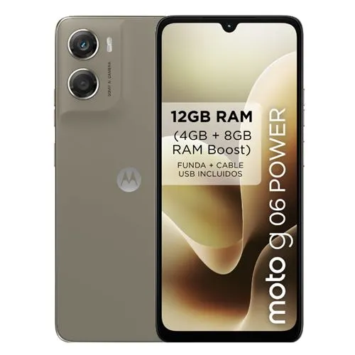 Smartphone Motorola Moto G06 Power 4GB 256GB 4G 6.88" en 2 Colores - Imagen 3