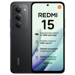 Smartphone Xiaomi REDMI 15 6GB 128GB 4G 6.9" en 2 Colores