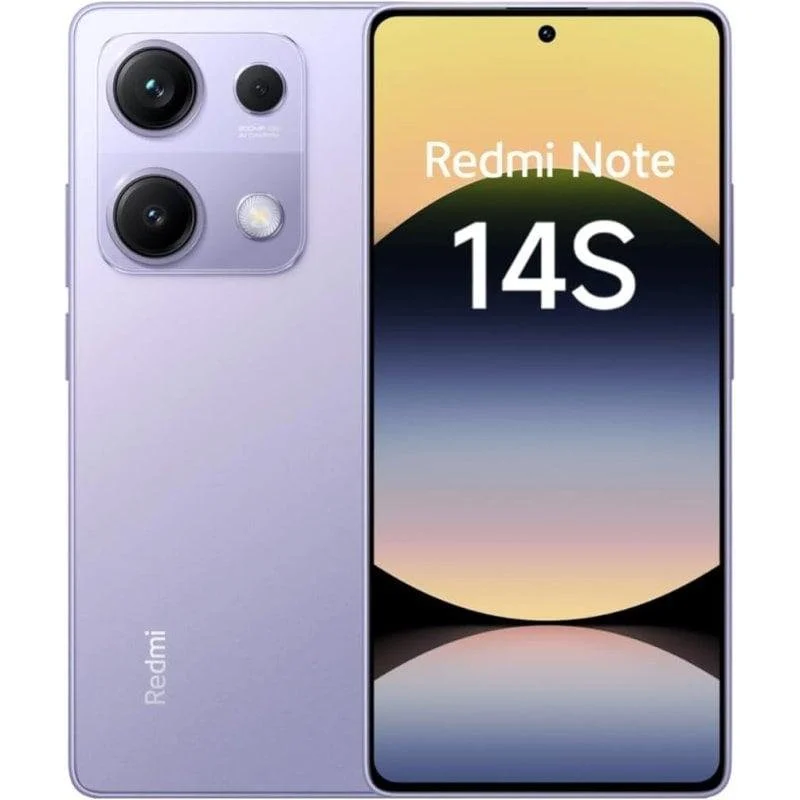 Smartphone Xiaomi REDMI Note 14S 8GB 256GB 4G 6.67" Morado Claro
