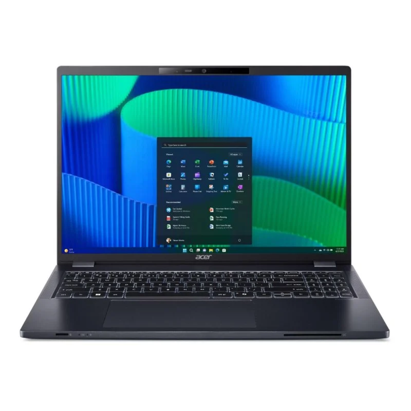 Portátil Acer TravelMate P4 TMP416-53-TCO-73B2 Intel Core Ultra 7 155U 32GB 1TB SSD 16" Azul