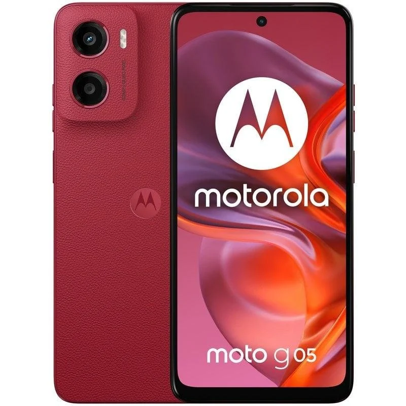 Smartphone Motorola Moto G05 4GB 64GB 4G 6.67" Rojo