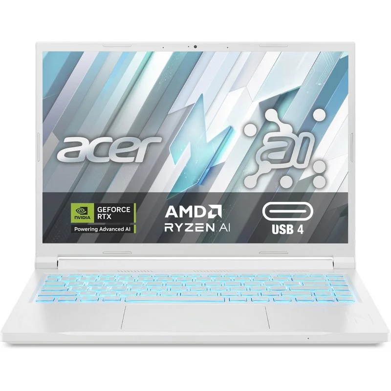 Portátil Acer Nitro Gaming V 14 ANV14-61-R8BC AMD Ryzen 5 8645HS 16GB 1TB SSD FreeDOS 14.5" Blanco