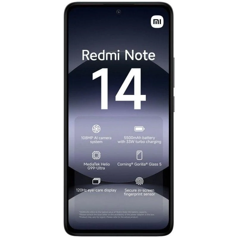 Smartphone Xiaomi REDMI Note 14 8GB 256GB 4G 6.67" en 2 Colores - Imagen 2