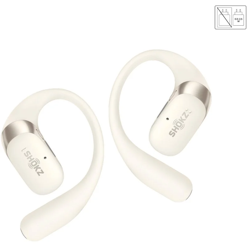 Auriculares Shokz Open-Ear Openfit 2 Beige - Imagen 4