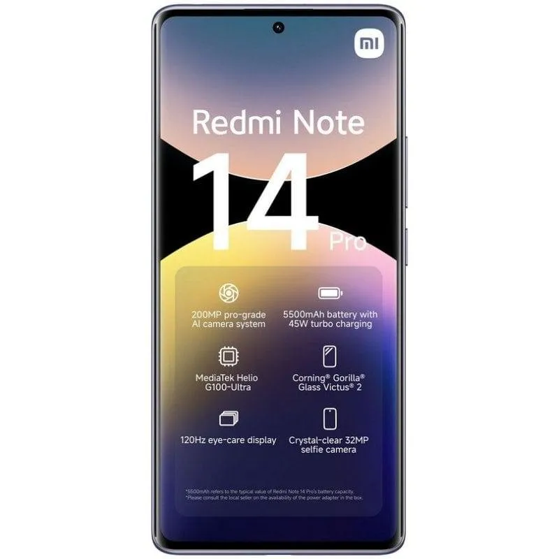 Smartphone Xiaomi REDMI Note 14 Pro 8GB 256GB 4G 6.67" en 2 Colores - Imagen 5