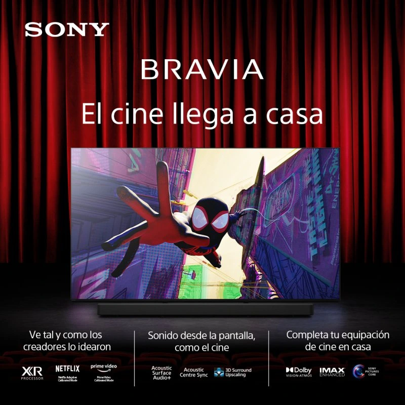 TV 55" Sony Bravia 8 K55XR80 OLED UltraHD 4K Clase F - Imagen 2