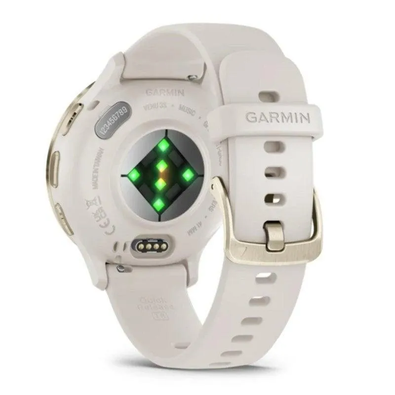 Smartwatch Garmin Venu 3S Oro Marfil - Imagen 2
