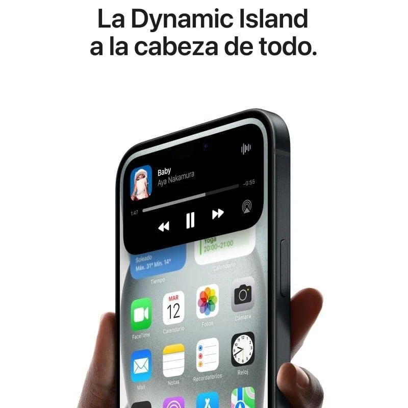 Smartphone Apple iPhone 15 6GB 256GB 5G 6.1" Azul Claro - Imagen 3