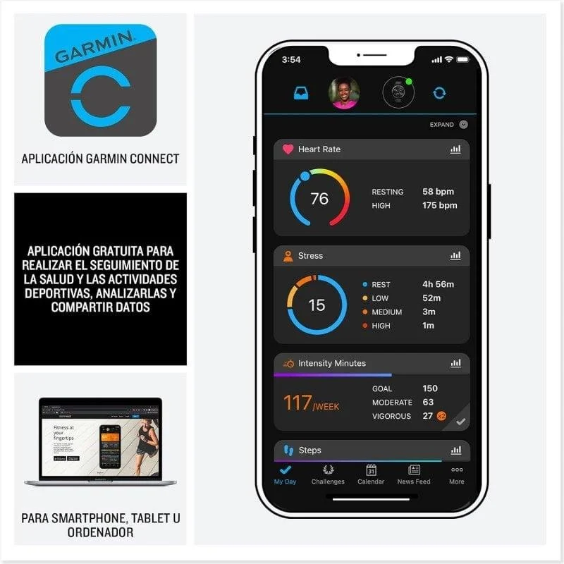 Smartwatch Garmin Vívoactive 5 Azul - Imagen 2