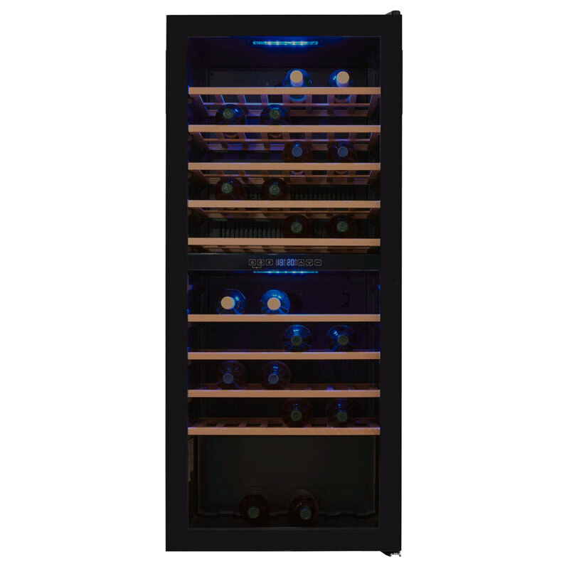 Vinoteca Exquisit WS2-114GTE-160G 90 Botellas Clase G Negro