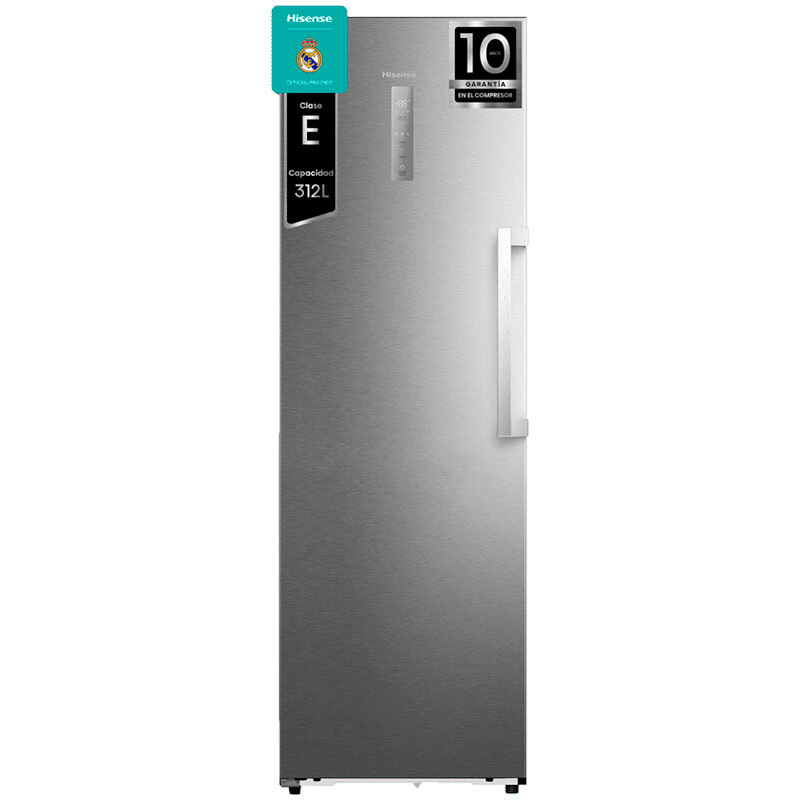 Congelador Hisense FT3K310SAIE1 185.6cm 312L Clase E Inox