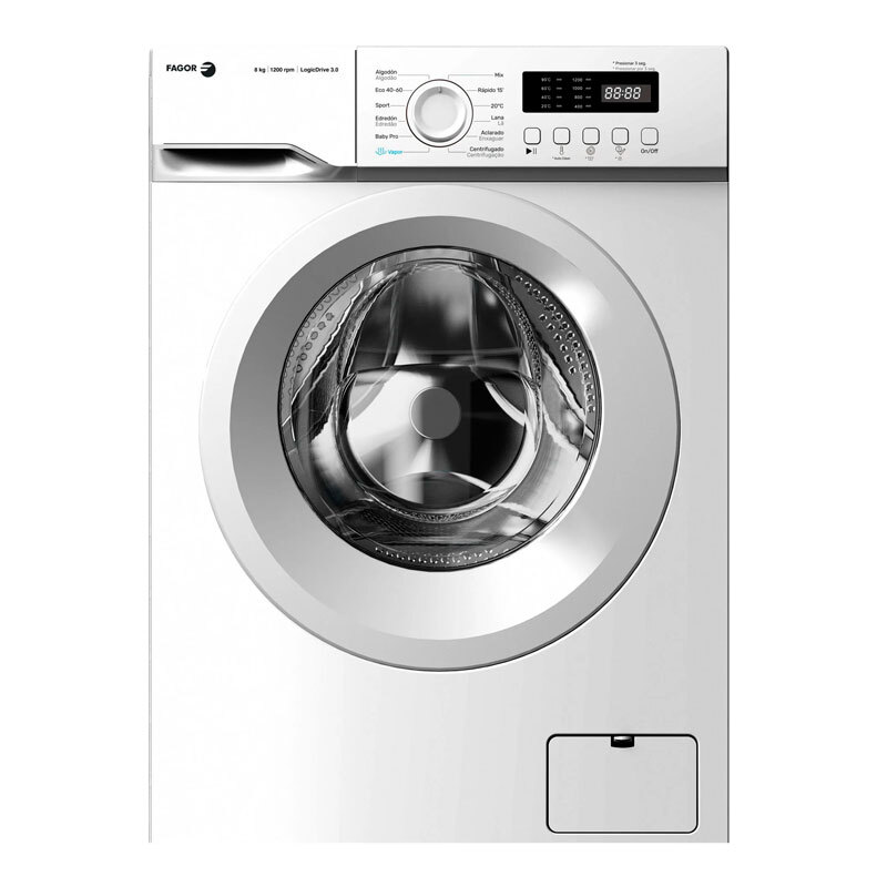 Lavadora Fagor 3FE-8712 8Kg Clase A Blanco