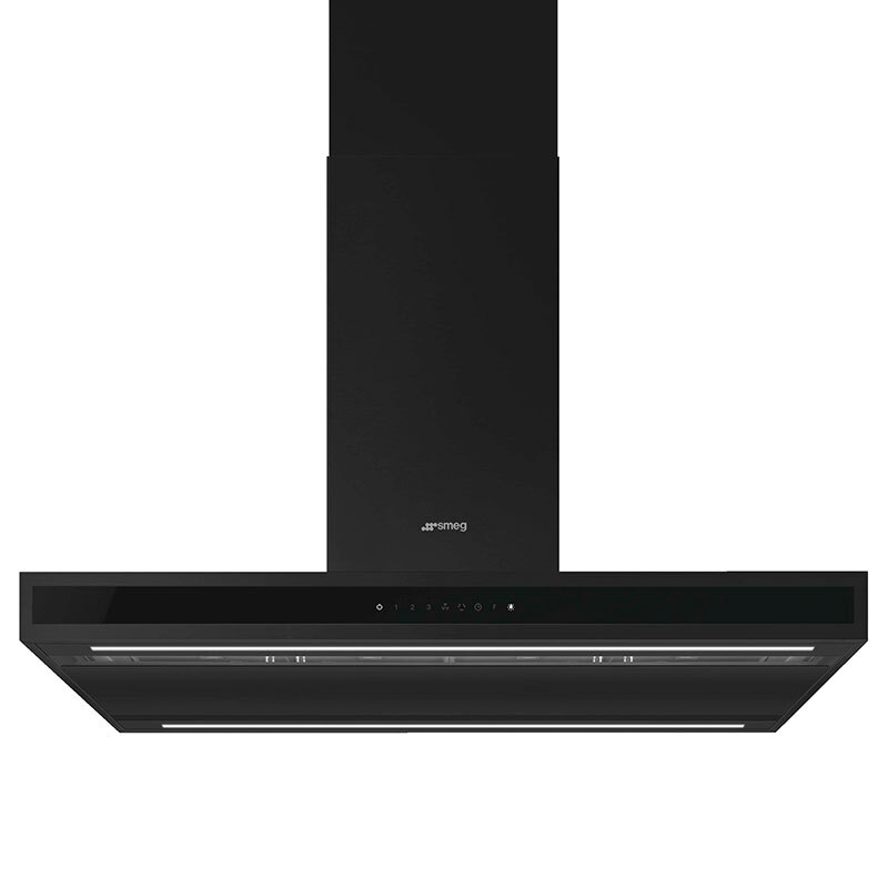 Campana Isla Smeg E KLTI9L4MB Clase A Negro 90cm