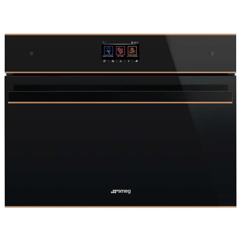 Horno Multifunción Smeg E SO4604M2PNR 40L Clase A Negro