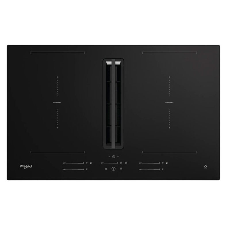Placa de Induccion con campana Whirlpool WVH80FFB01 4 Zonas 82cm Negro 7.4kw