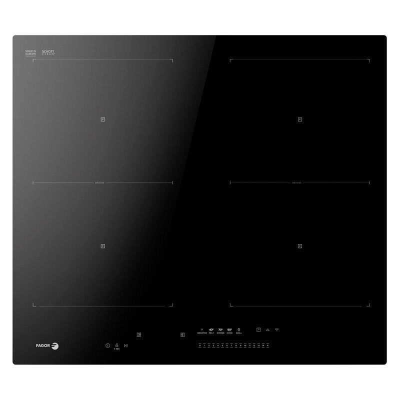 Placa de Induccion Fagor 4IF-ZONE40BC 4 Zonas 60cm Negro