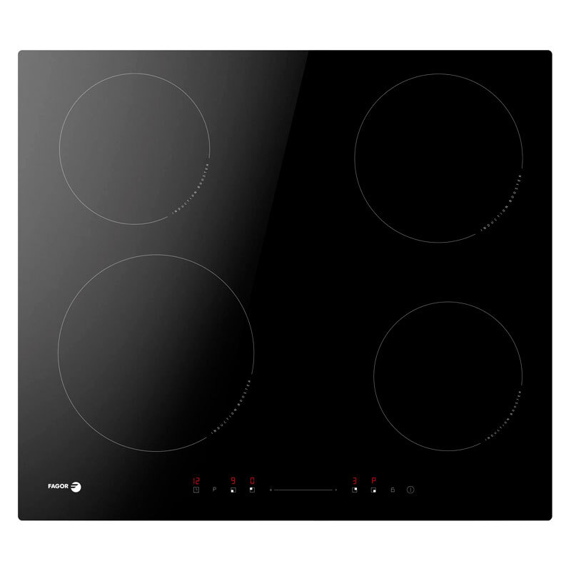 Placa de Induccion Fagor 3IF-41BC 4 Zonas 60cm Negro