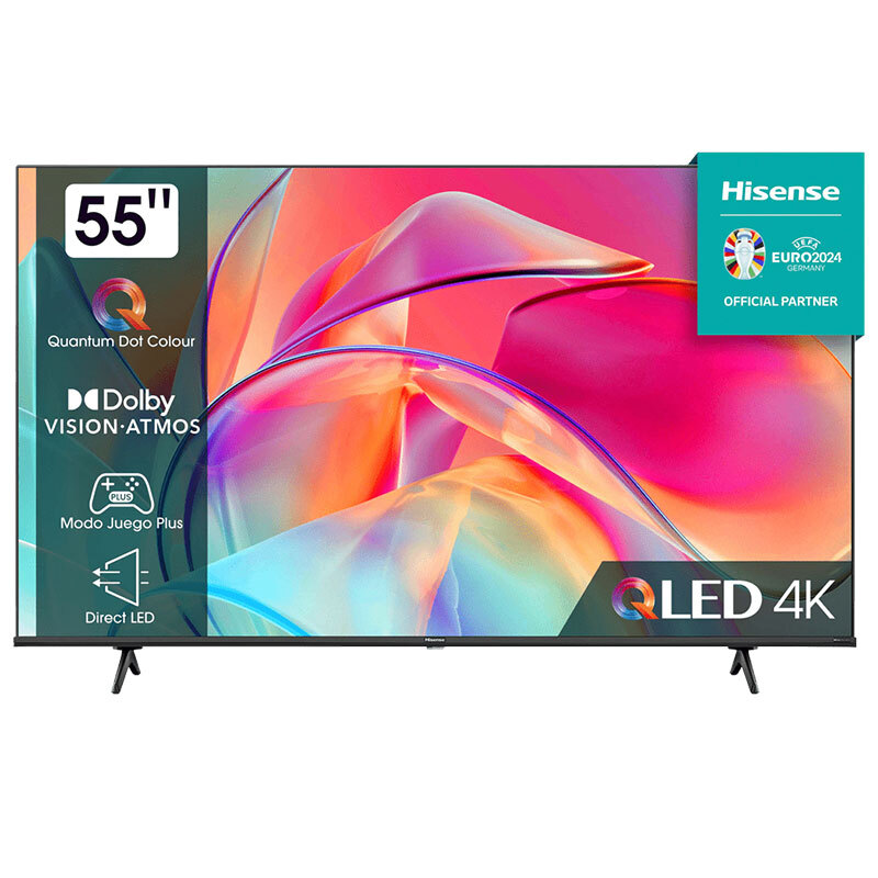 TV 55'' Hisense 55E77KQ QLED 4K 139cm Clase F