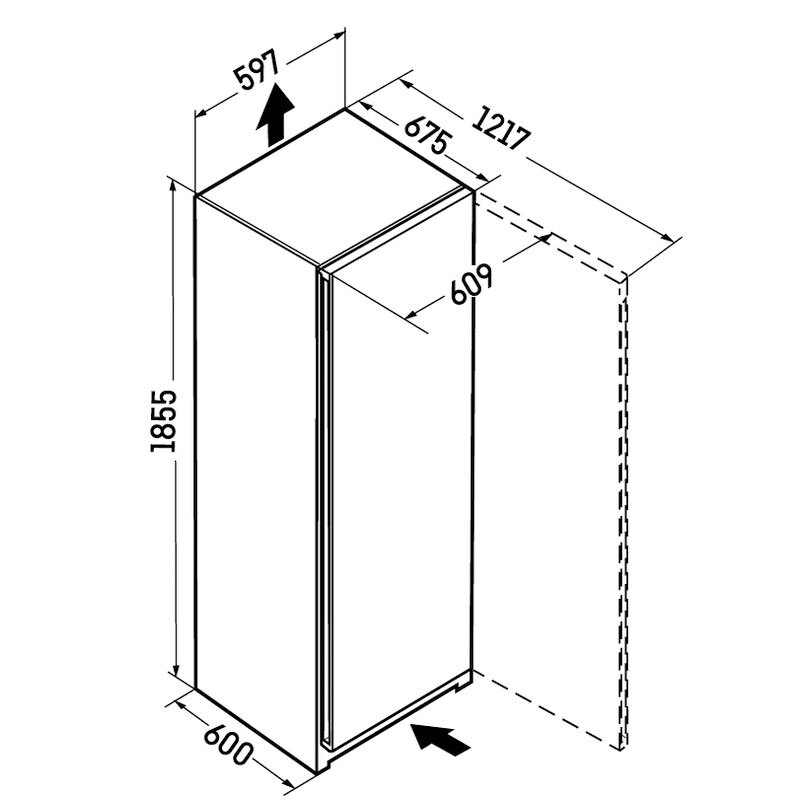 Congelador Liebherr FNe 5207 001 22 185.5cm 278L Clase E Blanco - Imagen 2