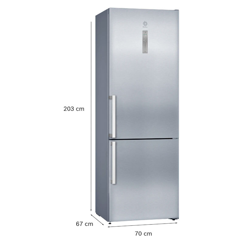 Frigorífico Combi Balay 3KFE777XE 203cm 438L Clase E Inox - Imagen 2