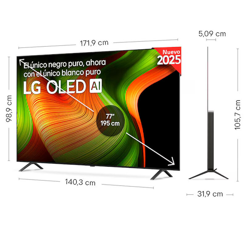 TV 77'' LG OLED77B56LA OLED 4K 195cm Clase G - Imagen 2