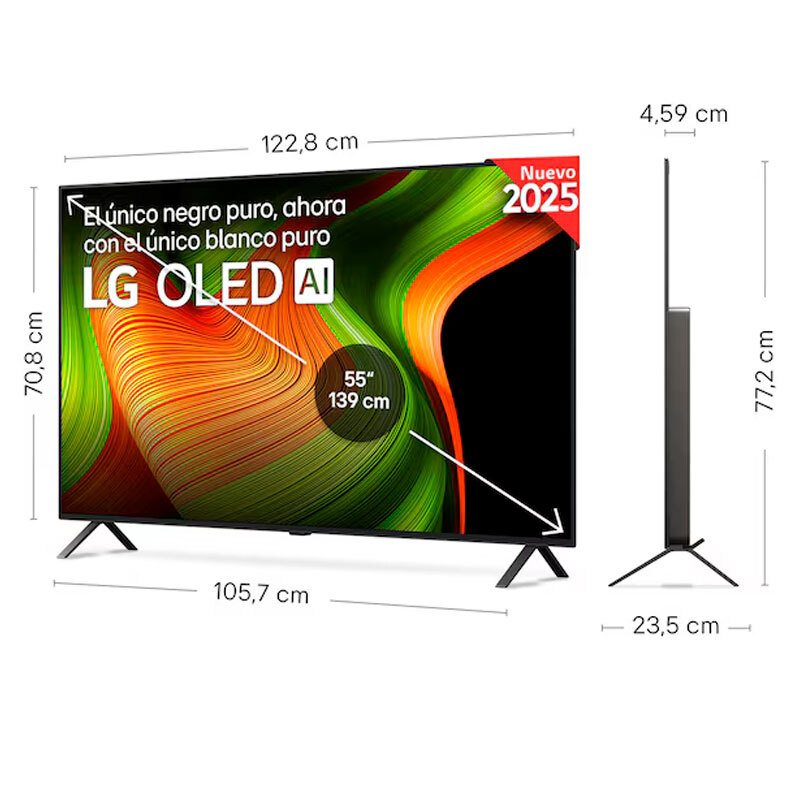 TV 55'' LG OLED55B56LA OLED 4K 139cm Clase G - Imagen 2