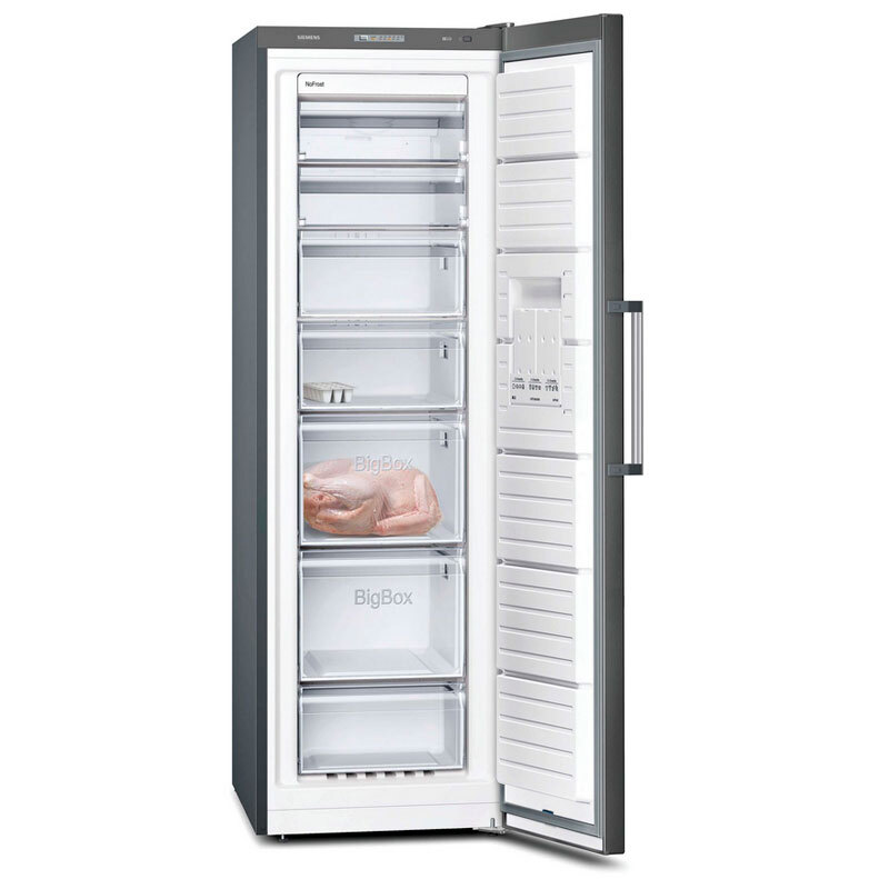 Congelador Siemens GS36NVXEV 186cm 242L Clase E Negro - Imagen 3