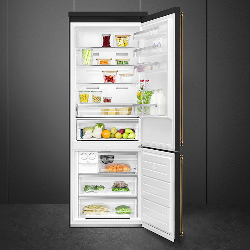 Frigorífico Combi Smeg FA8005RAO6 195cm 481L Clase D Negro - Imagen 3