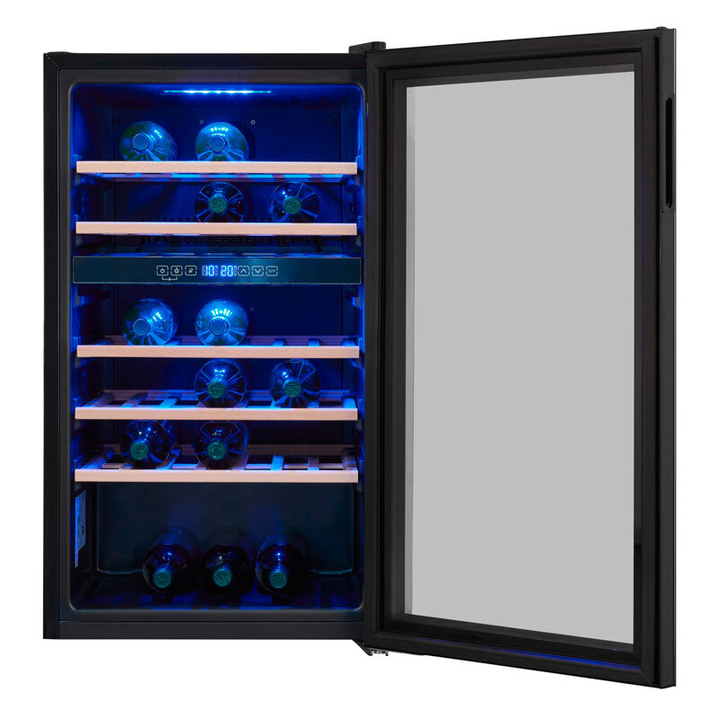 Vinoteca Exquisit WS2-45GTE-160G 45 Botellas Clase G Negro - Imagen 2