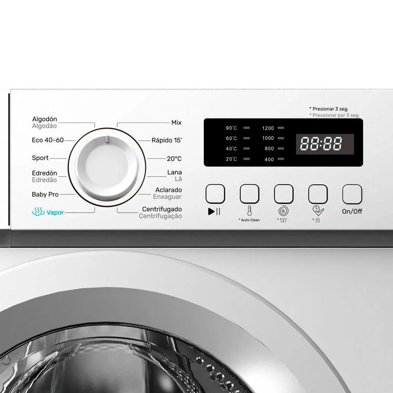 Lavadora Fagor 3FE-8712 8Kg Clase A Blanco - Imagen 2